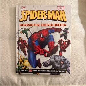 Marvel Spider-Man Character Encyclopedia with Red and Blue Cover